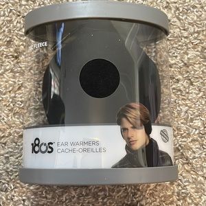 180s Ear Warmers Black Tec Fleece